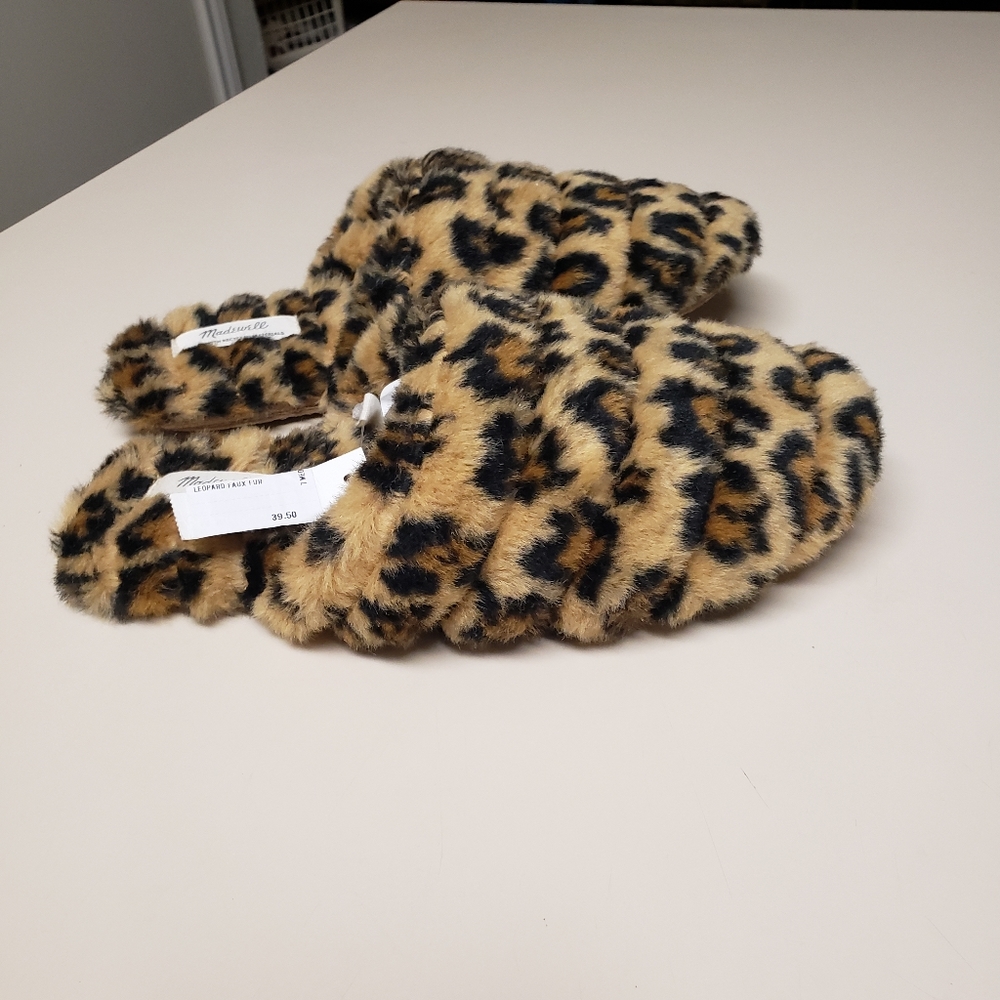 Madewell leopard slippers size 7 - Picture 6 of 8
